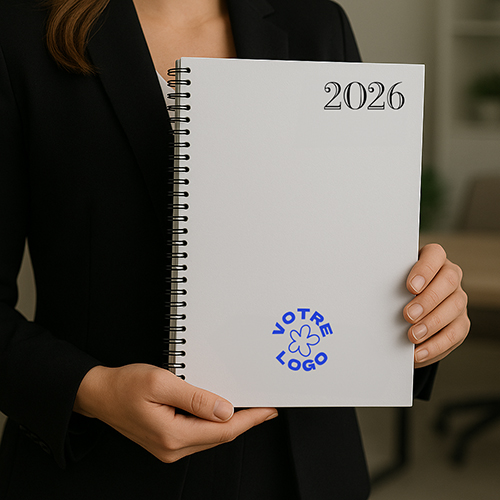 Exemple d'un agenda semainier logoté